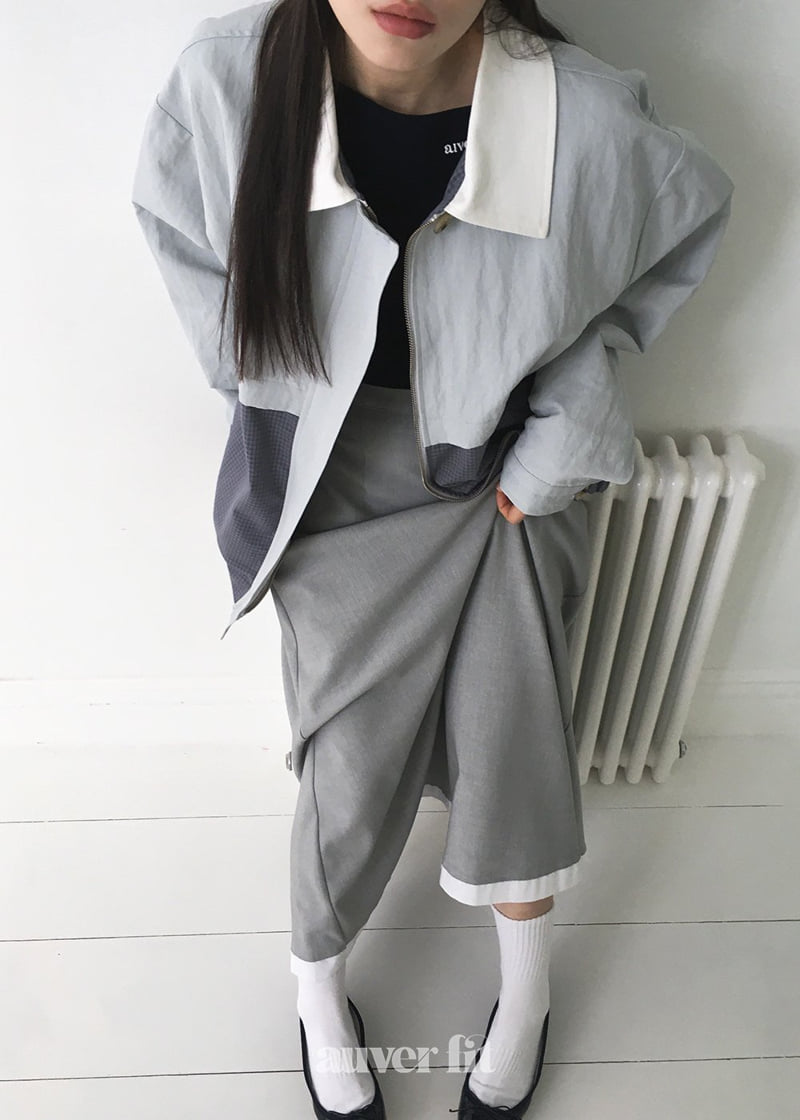Auver_Fit - Korean Women Fashion - #momslook - Mieu Check Raglan Jumper - 2