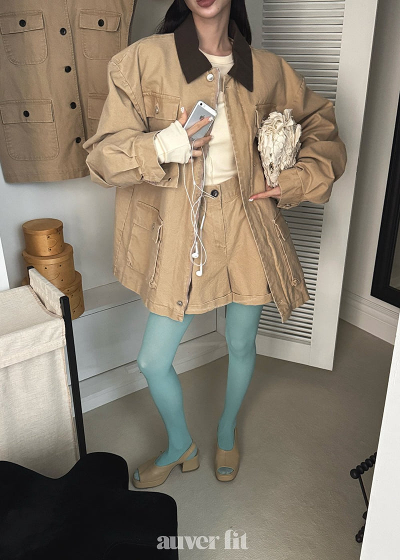 Auver_Fit - Korean Women Fashion - #romanticstyle - Pigment Shorts - 5