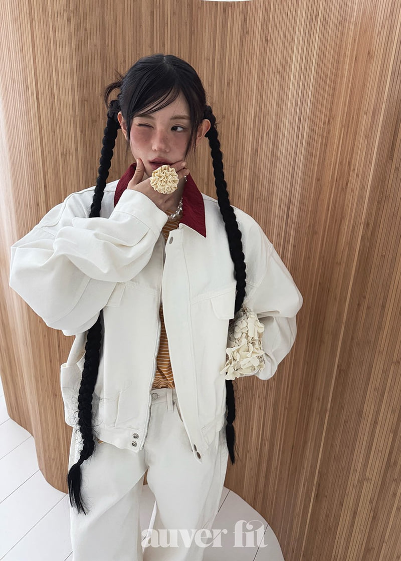 Auver_Fit - Korean Women Fashion - #romanticstyle - Vintage Denim Pants - 2