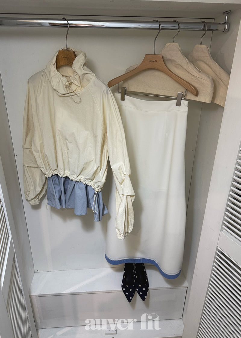 Auver_Fit - Korean Women Fashion - #romanticstyle - Long Skirt