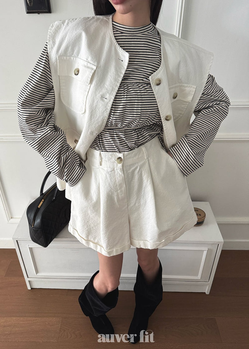 Auver_Fit - Korean Women Fashion - #shopsmall - Big Big Pocket Vest - 5