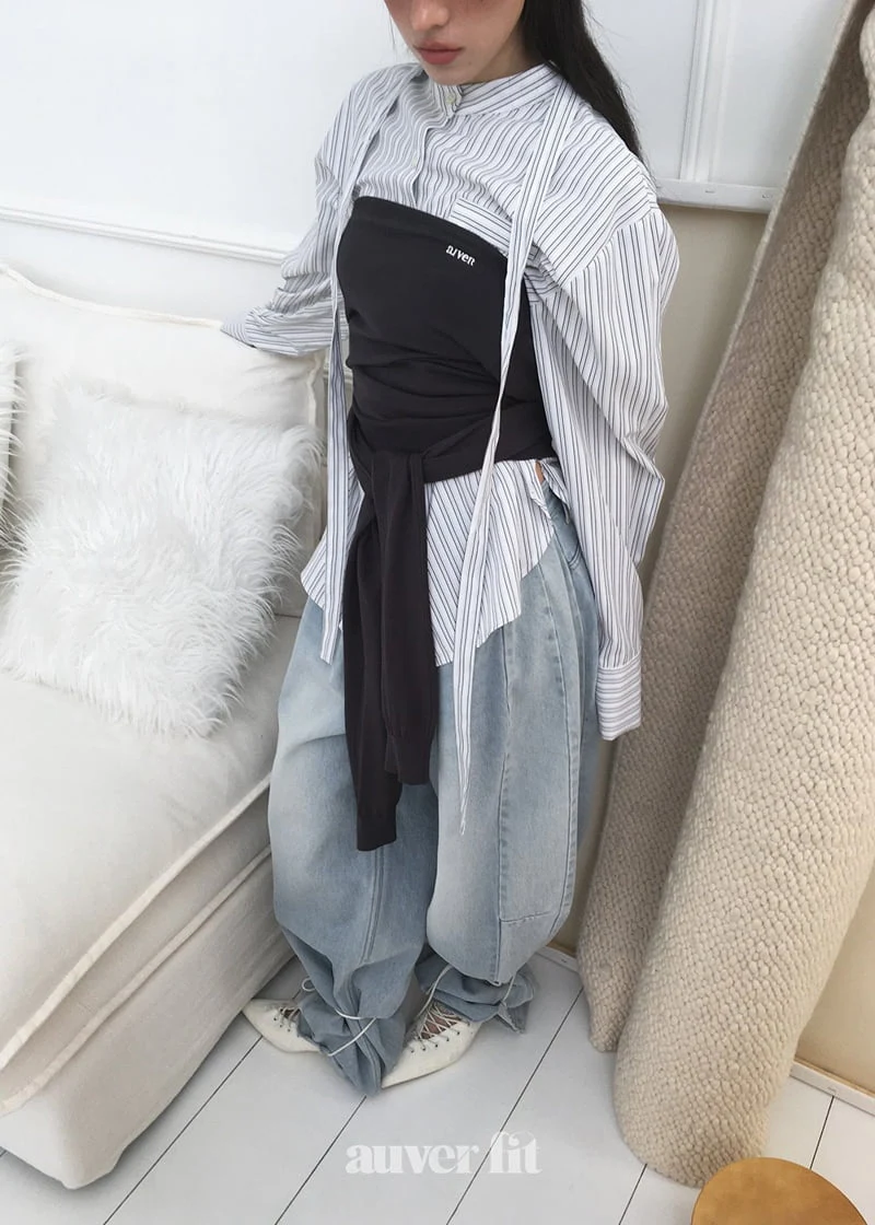Auver_Fit - Korean Women Fashion - #shopsmall - Top Off Shoulder Knit