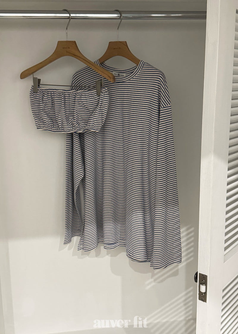 Auver_Fit - Korean Women Fashion - #thatsdarling - Stripe Tank Top Tee - 5
