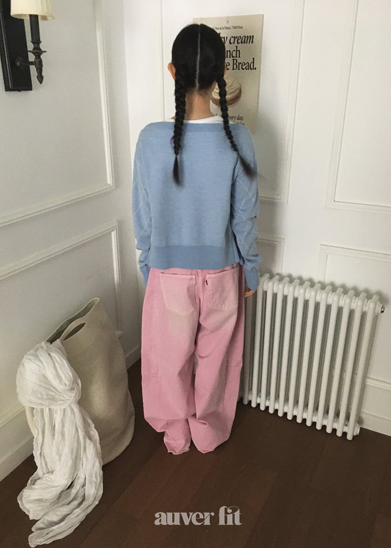 Auver_Fit - Korean Women Fashion - #thatsdarling - Argyle Off Knit - 9