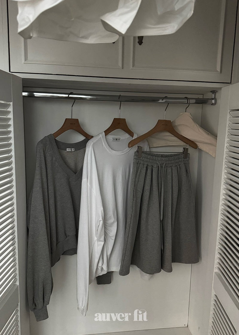 Auver_Fit - Korean Women Fashion - #thatsdarling - V-neck Sweatshirts - 5
