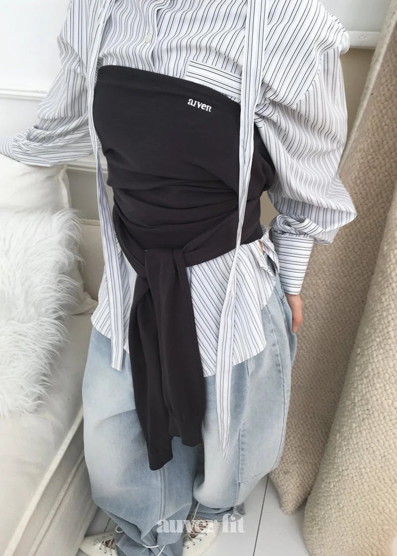 Auver_Fit - Korean Women Fashion - #thatsdarling - Top Off Shoulder Knit - 2