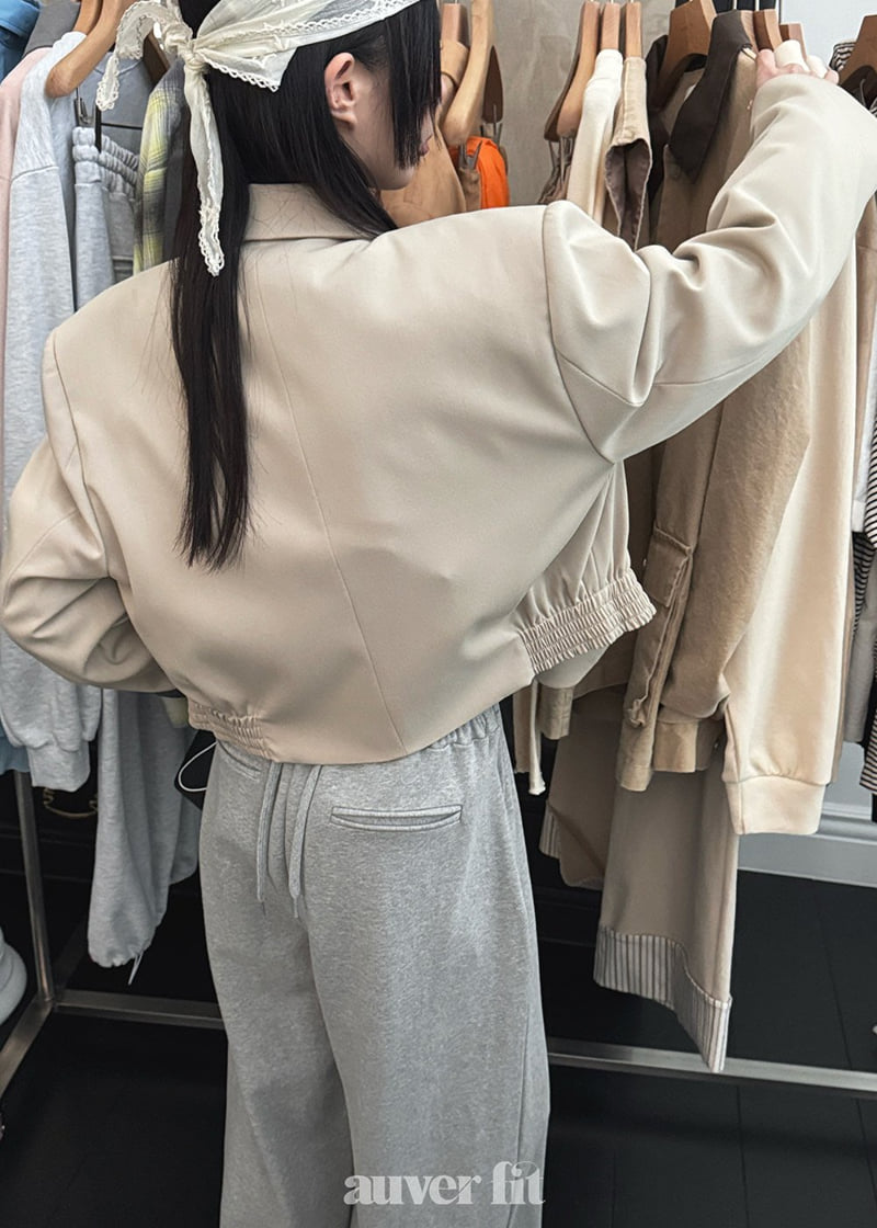 Auver_Fit - Korean Women Fashion - #thelittlethings - Crop Jacket - 2