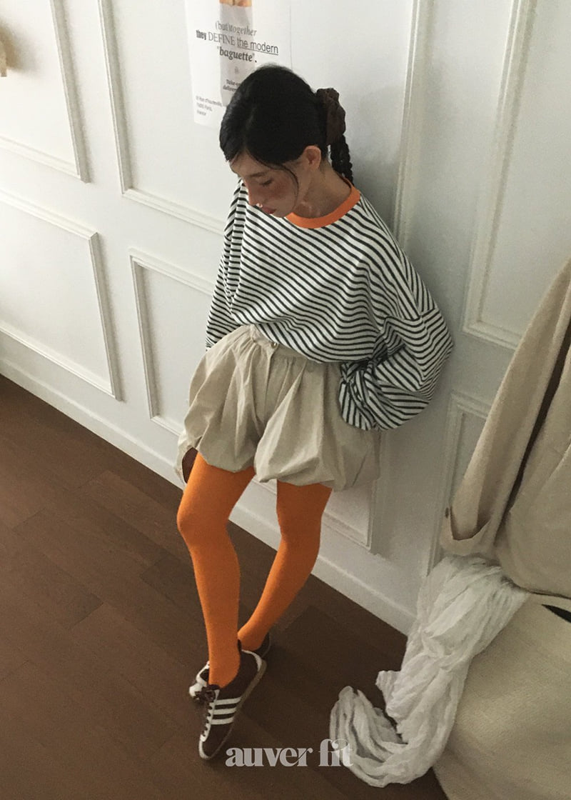 Auver_Fit - Korean Women Fashion - #thelittlethings - Raglan Stripe Tee - 5