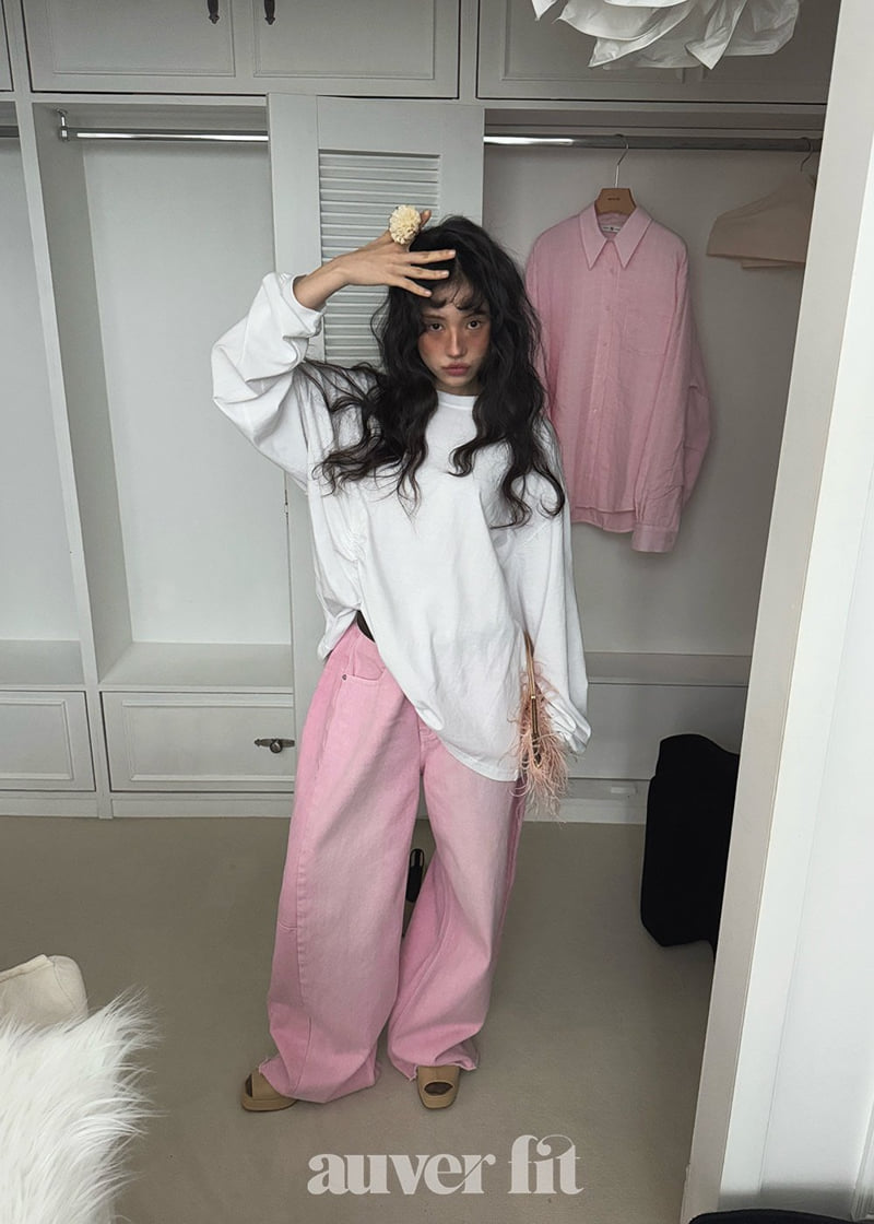 Auver_Fit - Korean Women Fashion - #womensfashion - Banding Shirring Tee - 6