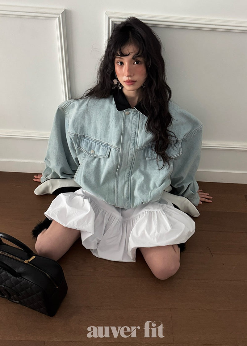 Auver_Fit - Korean Women Fashion - #womensfashion - Dumble Denim Jacket