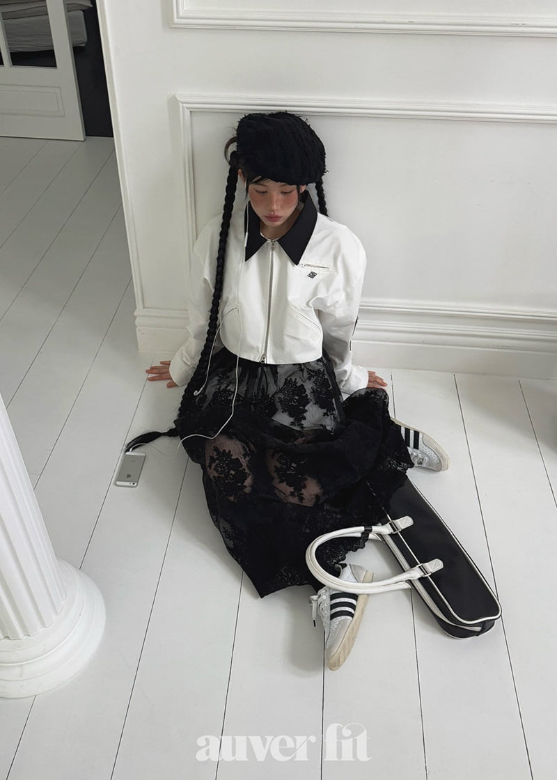 Auver_Fit - Korean Women Fashion - #womensfashion - Layered Lace Long Skirt