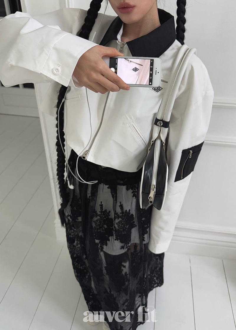 Auver_Fit - Korean Women Fashion - #womensfashion - Layered Lace Long Skirt - 3