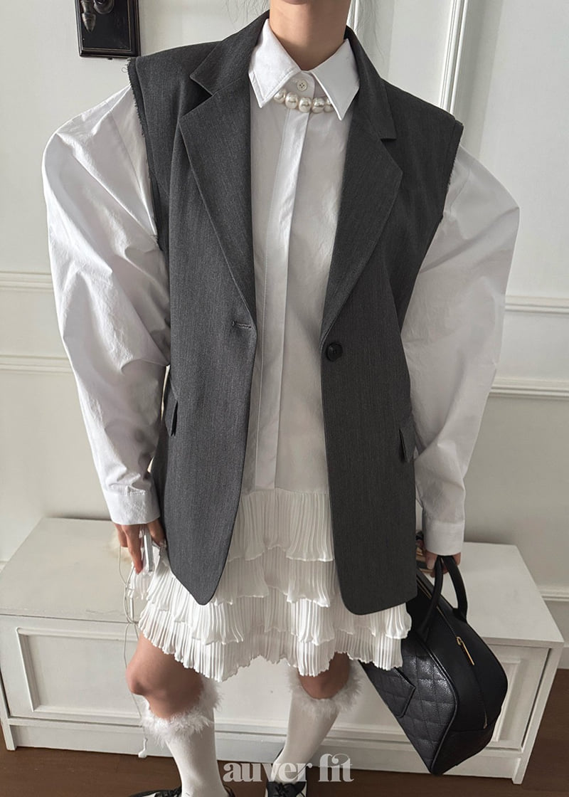 Auver_Fit - Korean Women Fashion - #womensfashion - Single Vest - 7