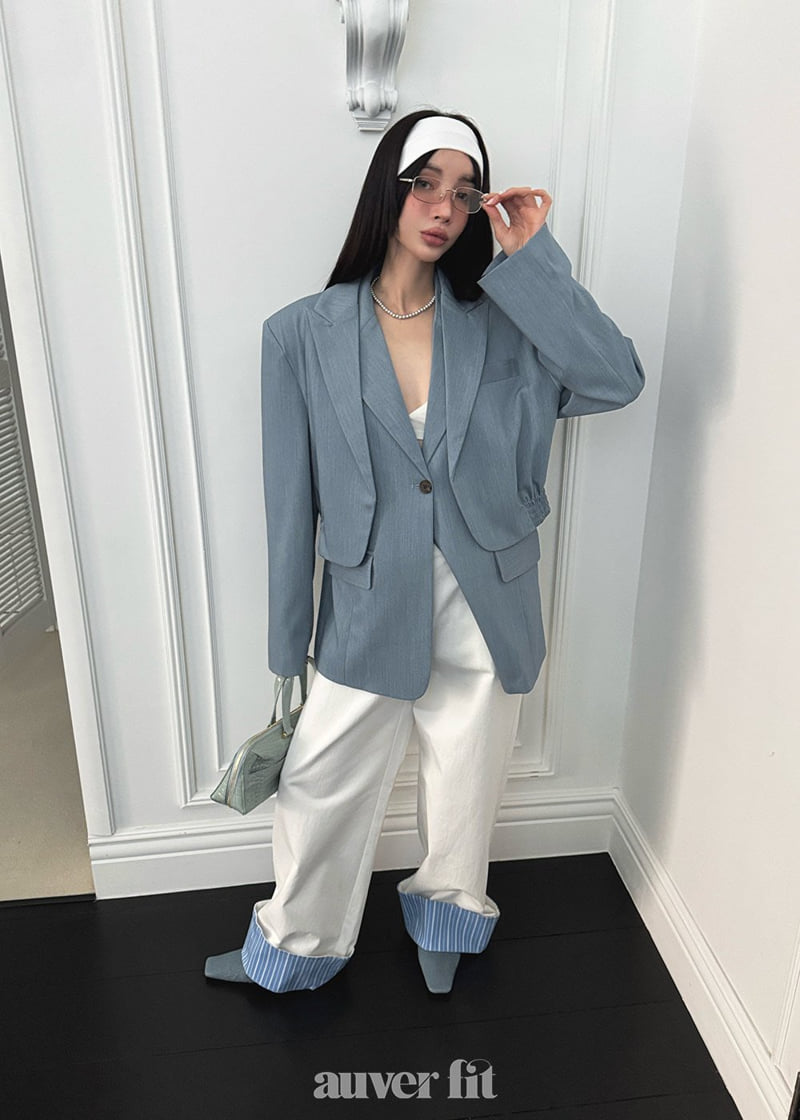 Auver_Fit - Korean Women Fashion - #womensfashion - Crop Jacket - 6