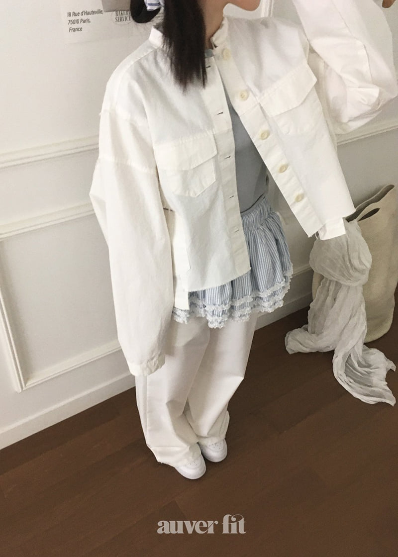 Auver_Fit - Korean Women Fashion - #womensfashion - Vintage Unbalanced Short Jumper - 8