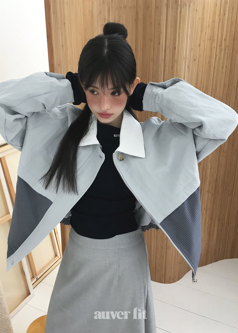 Auver_Fit - Korean Women Fashion - #womensfashion - Mieu Check Raglan Jumper - 3