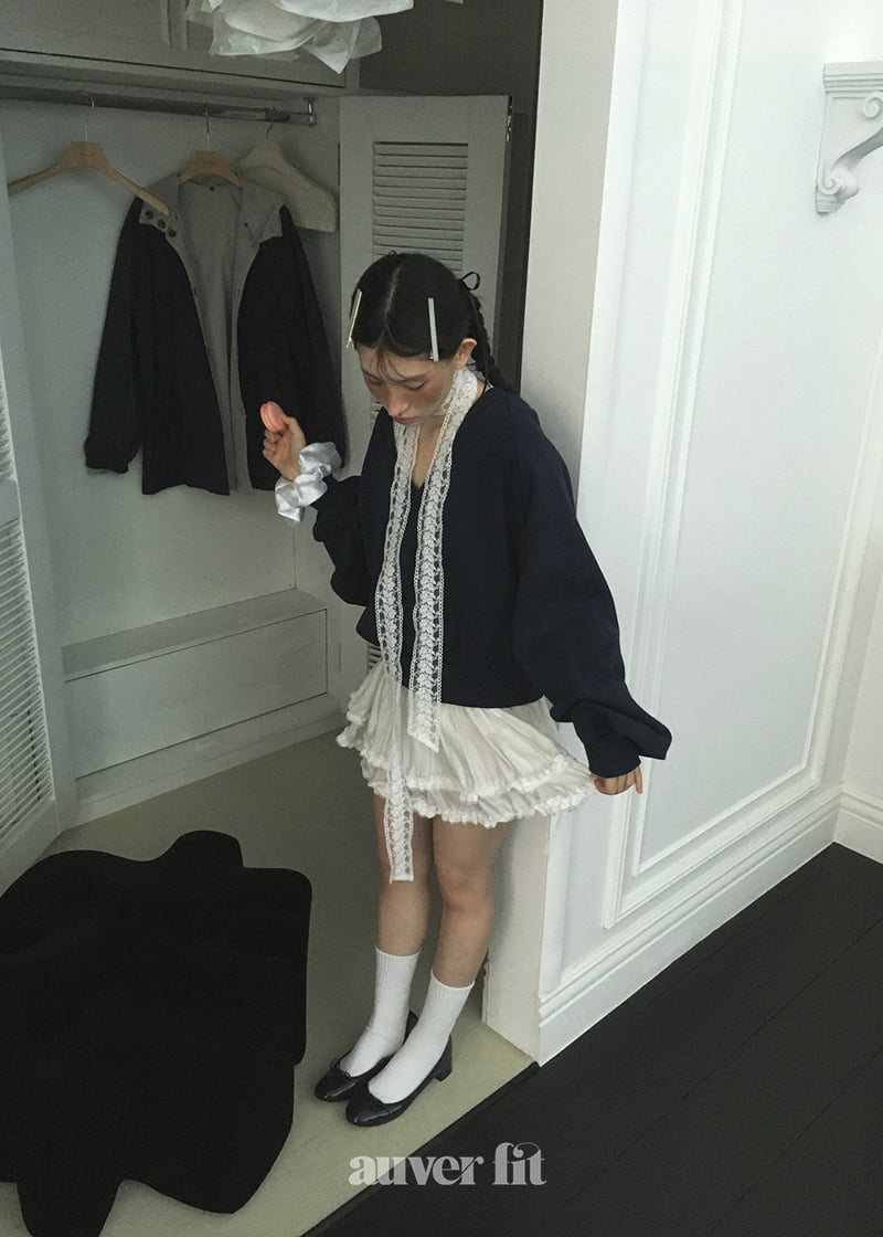 Auver_Fit - Korean Women Fashion - #womensfashion - V-neck Sweatshirts - 10