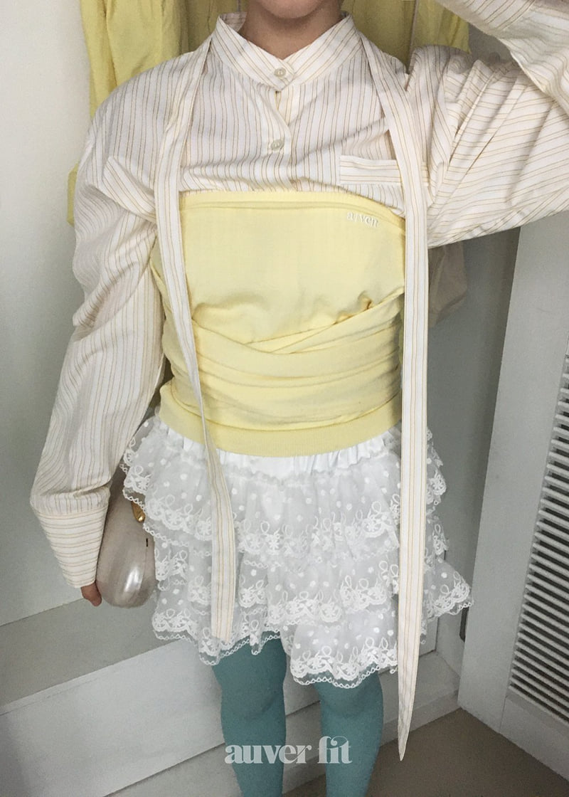 Auver_Fit - Korean Women Fashion - #womensfashion - Top Off Shoulder Knit - 7