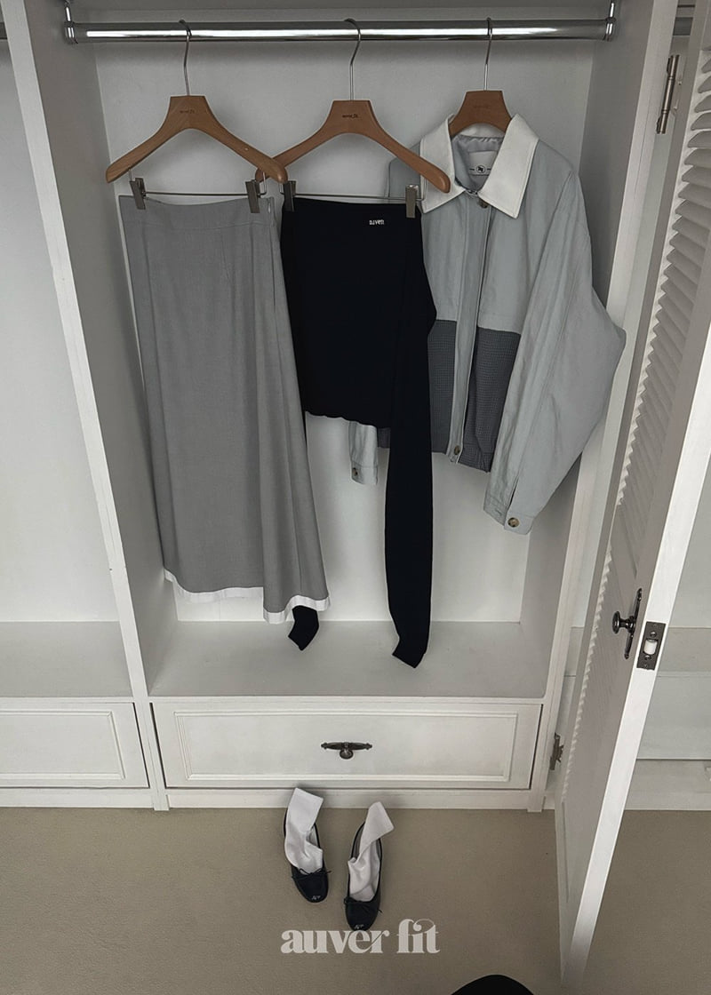 Auver_Fit - Korean Women Fashion - #womensfashion - Top Off Shoulder Knit - 9