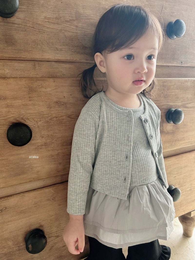 Azalea - Korean Children Fashion - #childofig - Chuchu Cardigan Set - 6