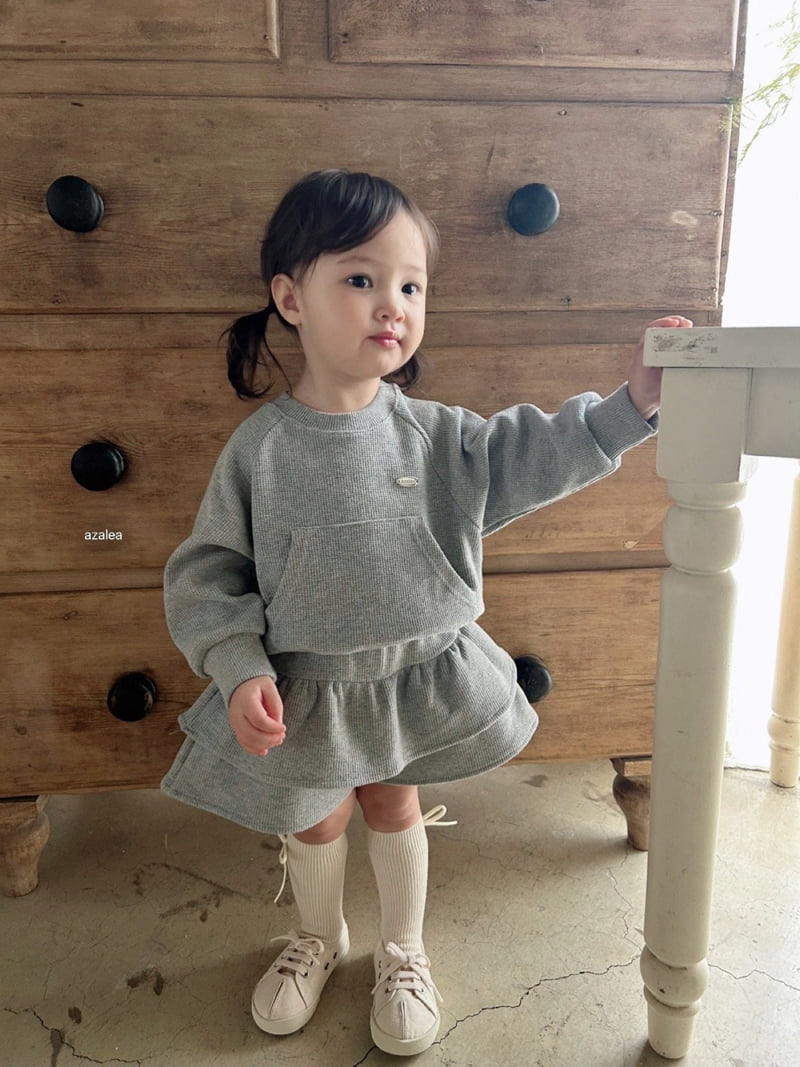 Azalea - Korean Children Fashion - #childrensboutique - Vest Waffle Set - 5