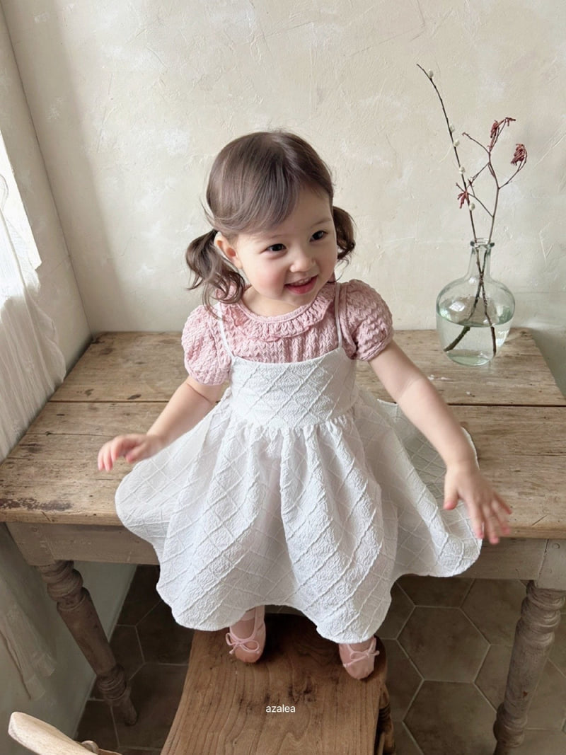 Azalea - Korean Children Fashion - #kidsstore - Zigzag Frill Tee - 4