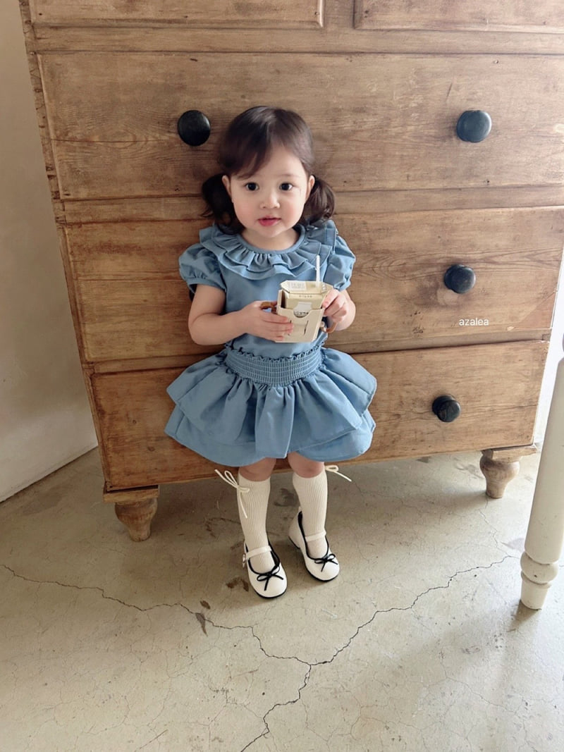 Azalea - Korean Children Fashion - #minifashionista - Jane Denim Blouse - 7