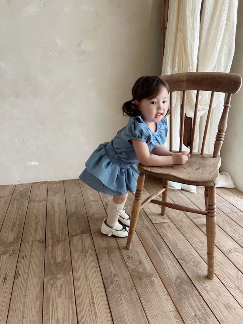 Azalea - Korean Children Fashion - #prettylittlegirls - Jane Denim Blouse - 8