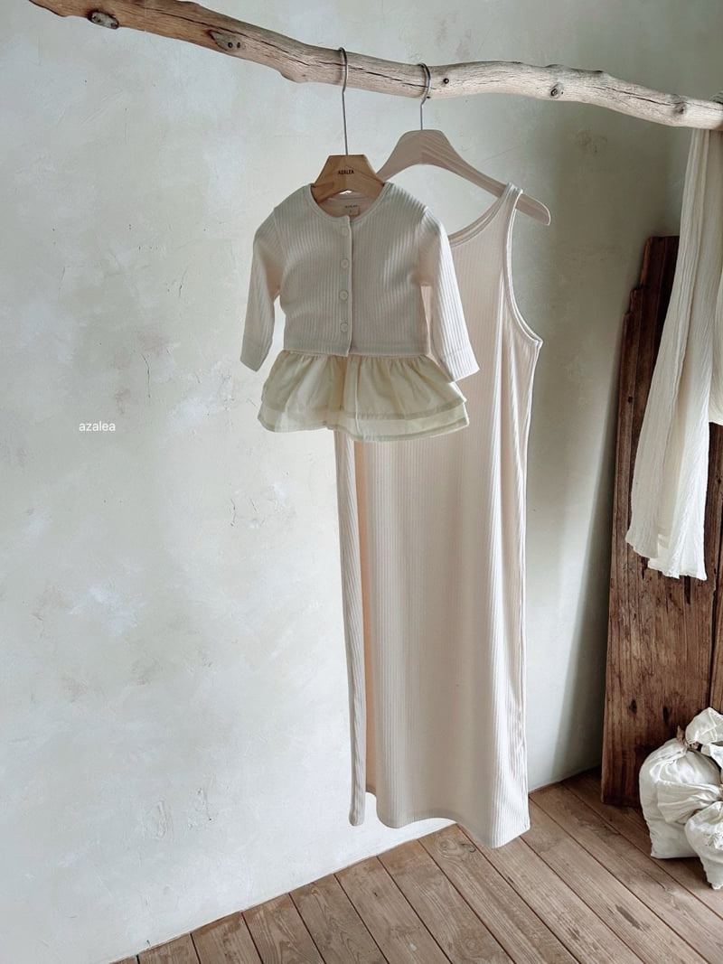 Azalea - Korean Women Fashion - #womensfashion - Rib Long One-piece (Mom) - 4