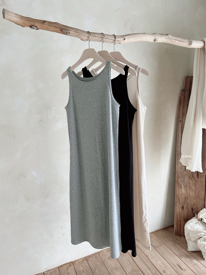 Azalea - Korean Women Fashion - #momslook - Rib Long One-piece (Mom) - 6
