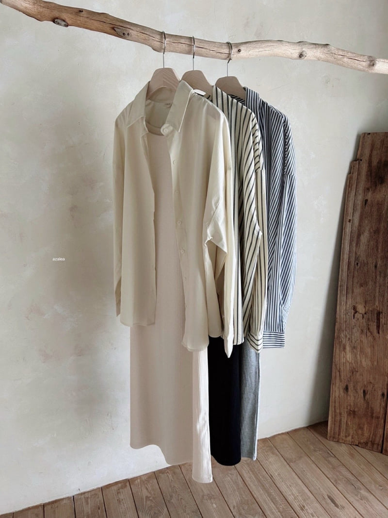 Azalea - Korean Women Fashion - #momslook - Rib Long One-piece (Mom) - 8