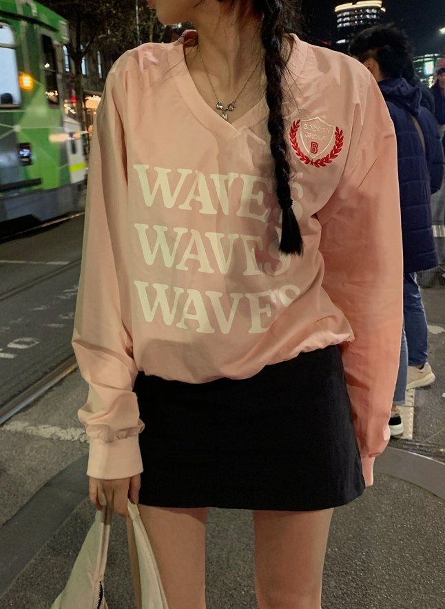 Bbibbi - Korean Women Fashion - #momslook - Wave Sweatshirts