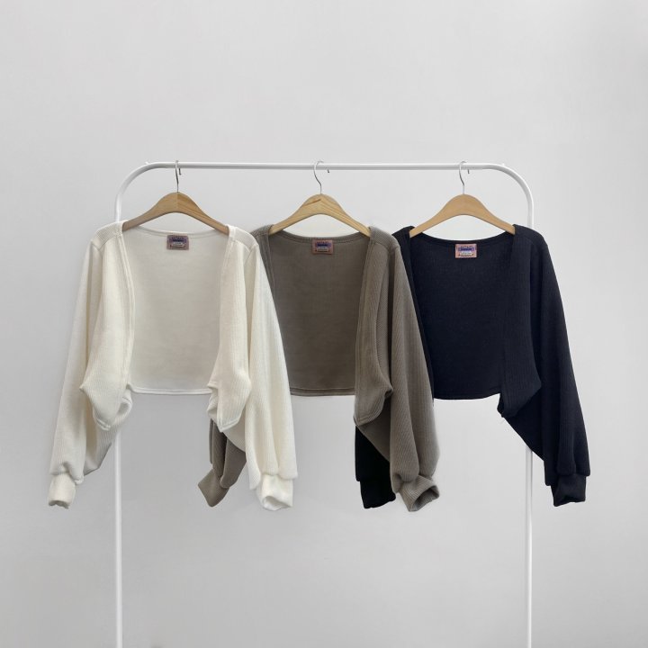 Bbibbi - Korean Women Fashion - #momslook - Autumn Bolero Cardigan - 6