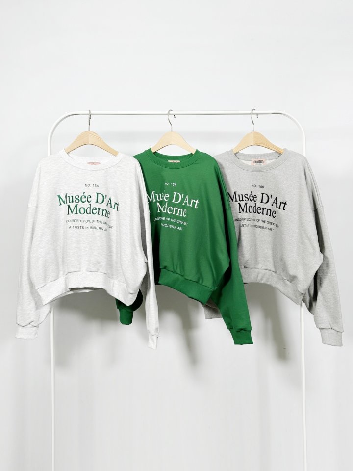 Bbibbi - Korean Women Fashion - #momslook - Modern Crop Sweatshirts - 10