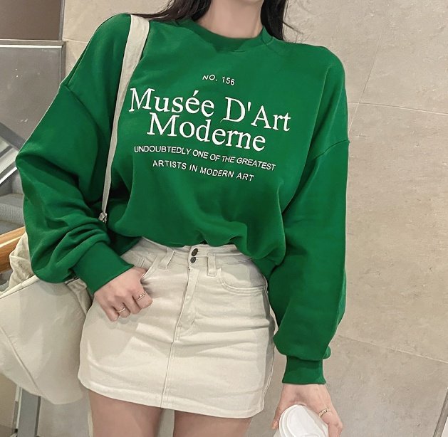 Bbibbi - Korean Women Fashion - #momslook - Modern Crop Sweatshirts - 2