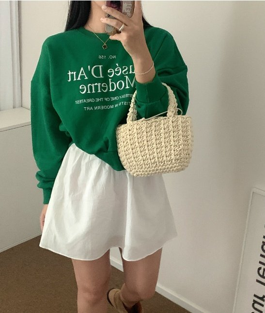 Bbibbi - Korean Women Fashion - #womensfashion - Modern Crop Sweatshirts - 4