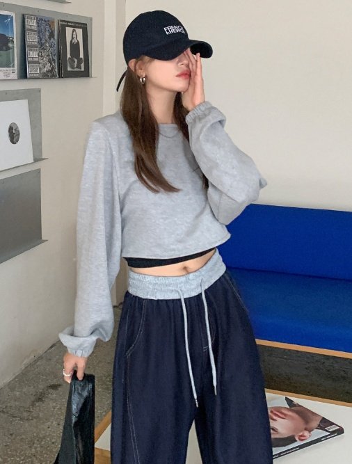 Bbibbi - Korean Women Fashion - #momslook - Back Sweatshirts - 2