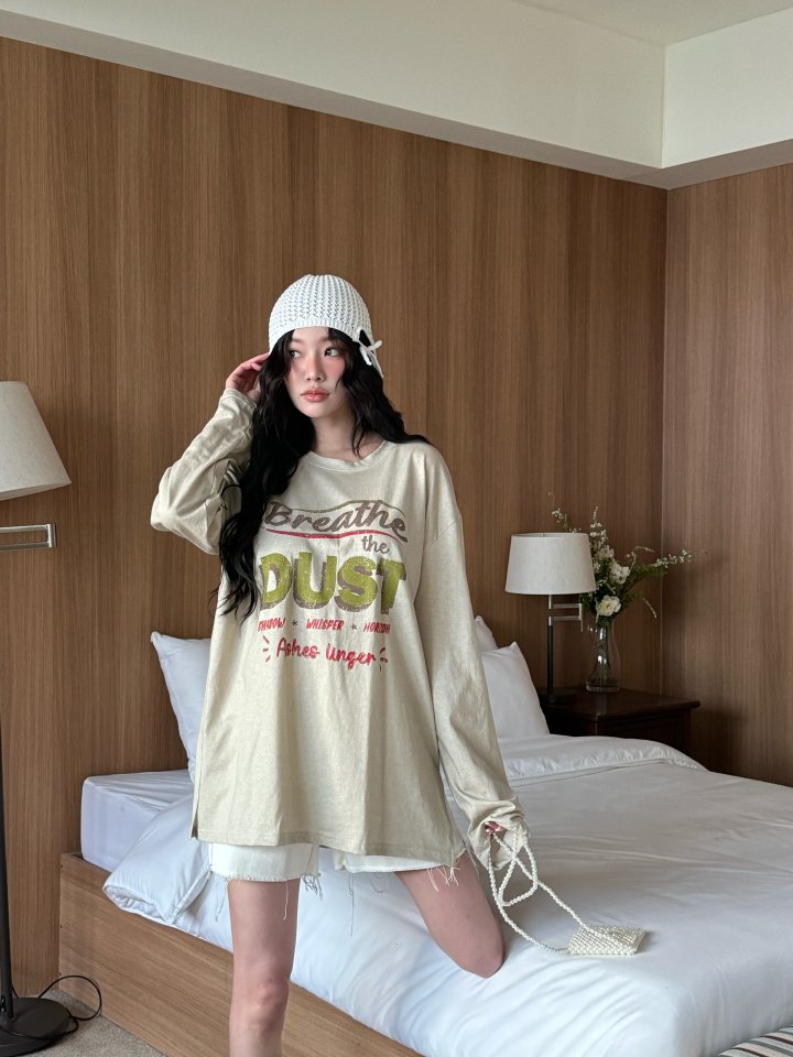 Bbibbi - Korean Women Fashion - #momslook - Dust Long Sleeve Tee - 3