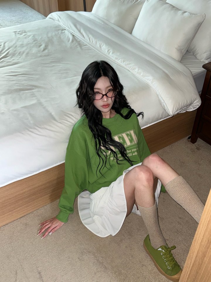 Bbibbi - Korean Women Fashion - #momslook - Slick Crop Sweatshirts
