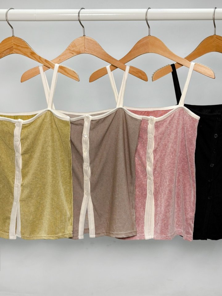 Bbibbi - Korean Women Fashion - #momslook - Sunny Sleeveless Tee - 2