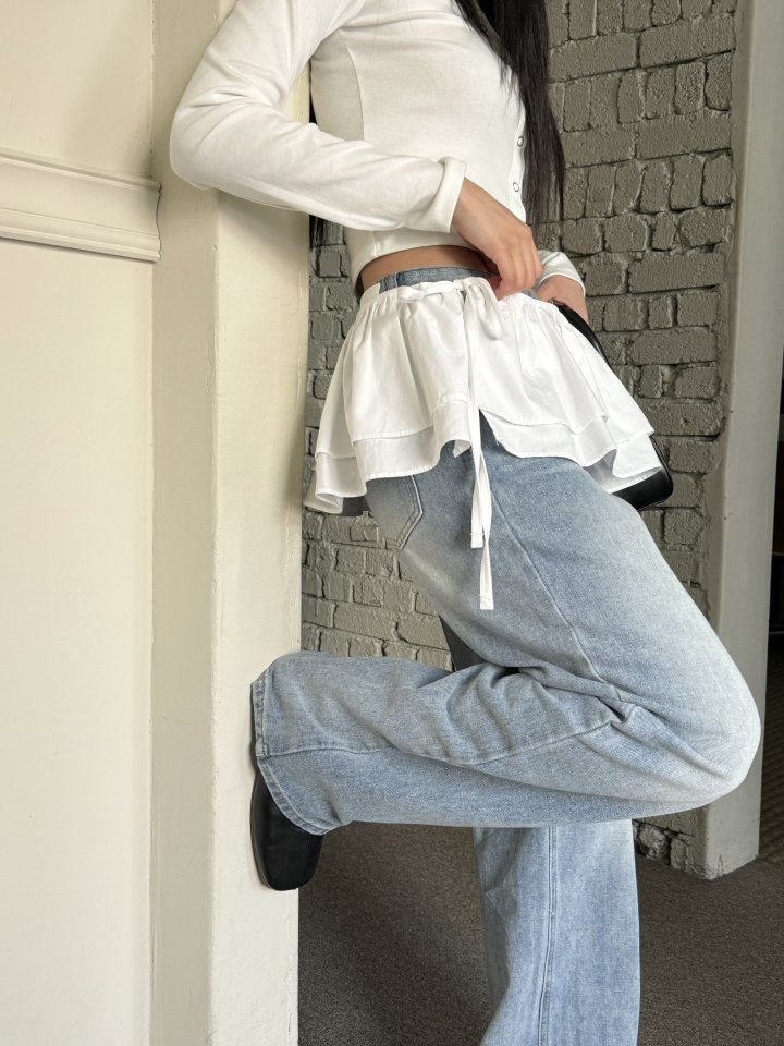 Bbibbi - Korean Women Fashion - #momslook - Layered Wrap Skirt - 8