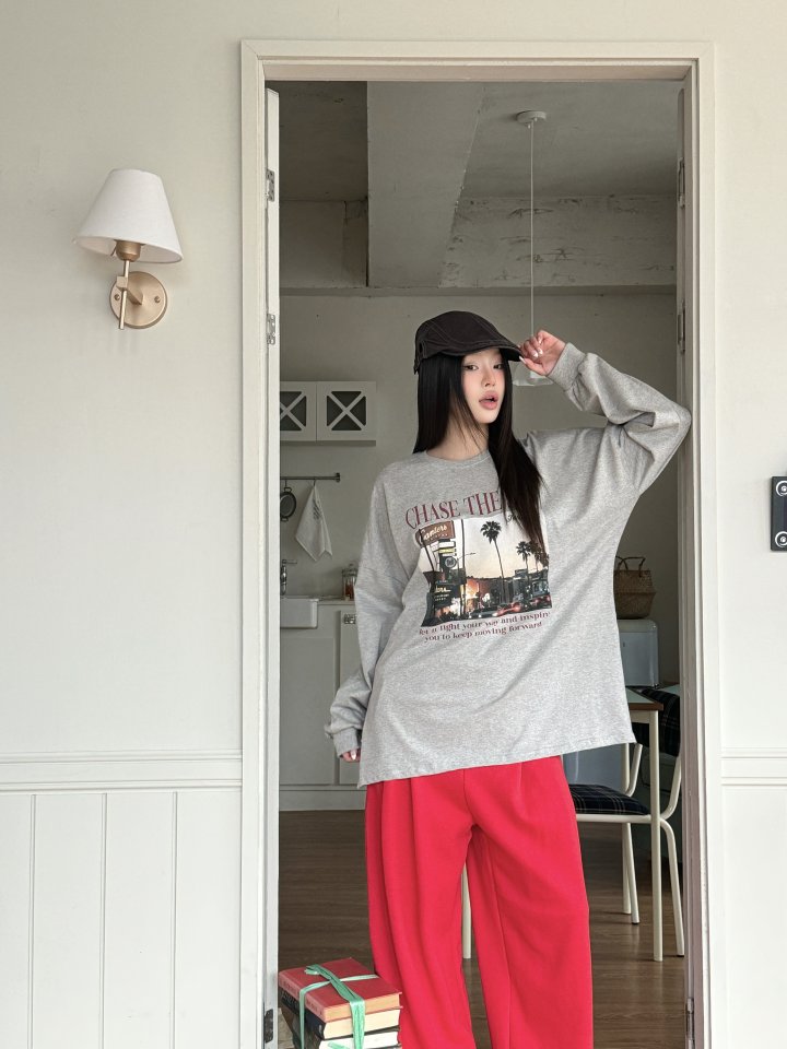 Bbibbi - Korean Women Fashion - #vintagekidsstyle - Chase Long Sleeve Tee - 4
