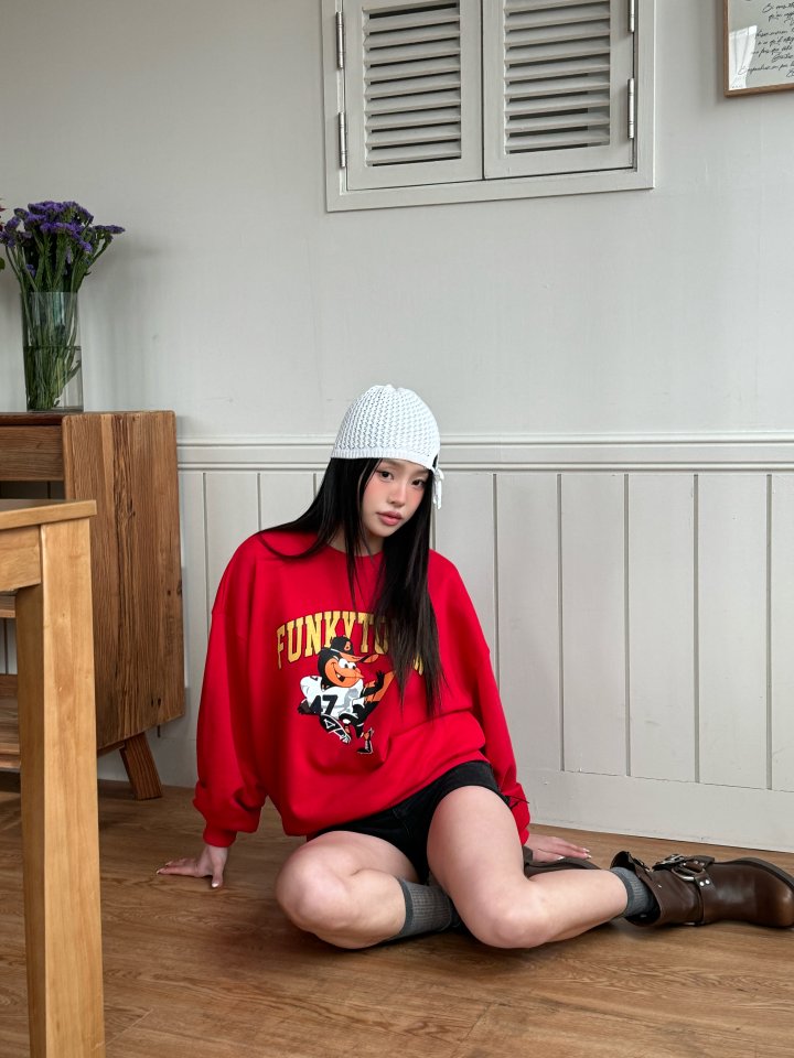 Bbibbi - Korean Women Fashion - #pursuepretty - Funky Town Sweatshirts - 2