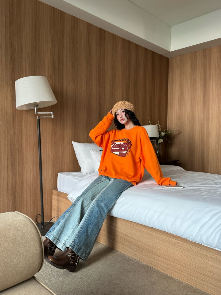 Bbibbi - Korean Women Fashion - #restrostyle - Challenge Sweatshirts - 6