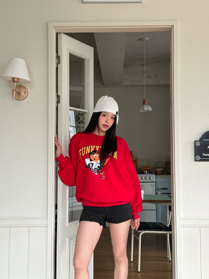Bbibbi - Korean Women Fashion - #restrostyle - Funky Town Sweatshirts - 3