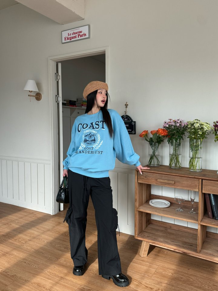 Bbibbi - Korean Women Fashion - #romanticstyle - Coast Sweatshirts - 5
