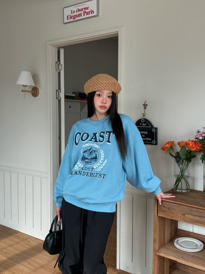 Bbibbi - Korean Women Fashion - #thelittlethings - Coast Sweatshirts - 8