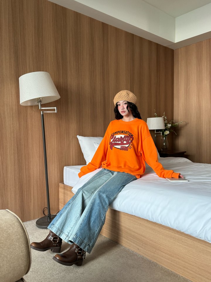 Bbibbi - Korean Women Fashion - #vintageinspired - Challenge Sweatshirts - 3