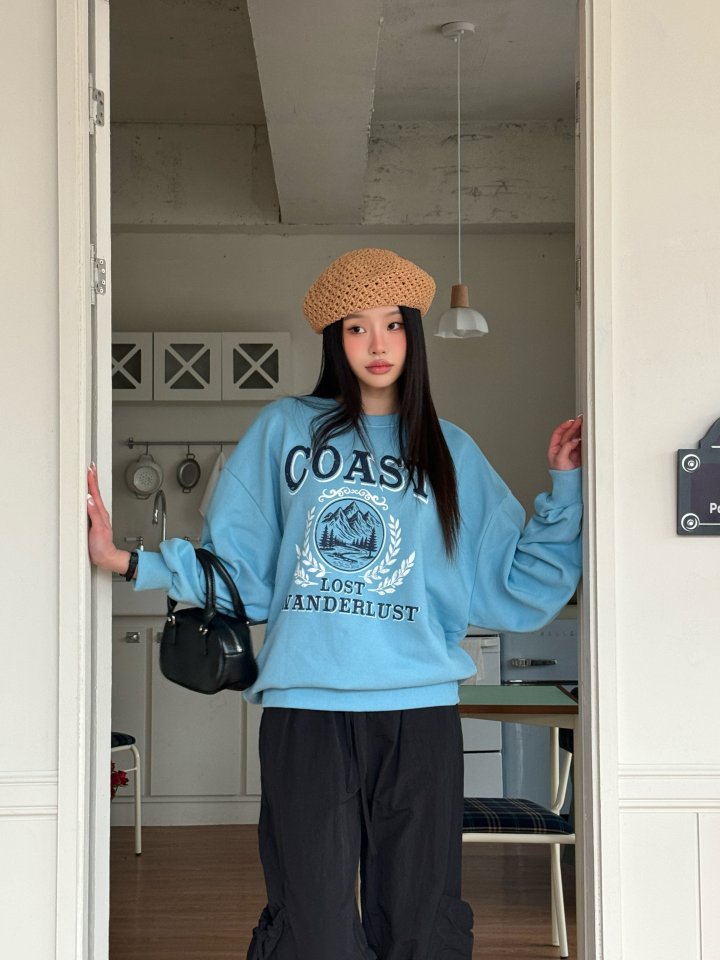 Bbibbi - Korean Women Fashion - #vintageinspired - Coast Sweatshirts
