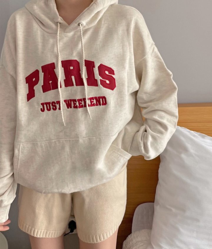 Bbibbi - Korean Women Fashion - #womensfashion - Paris Hoodie